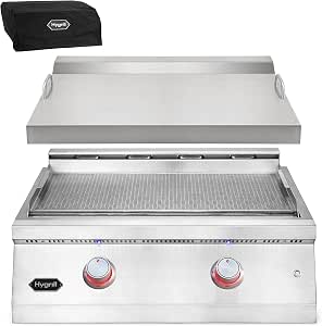 Hygrill 30-Inch Premium Built-In Natural Gas Griddle for Outdoor Kitchen