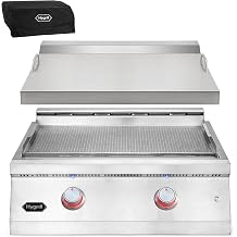Hygrill 30-Inch Premium Built-In Natural Gas Griddle for Outdoor Kitchen
