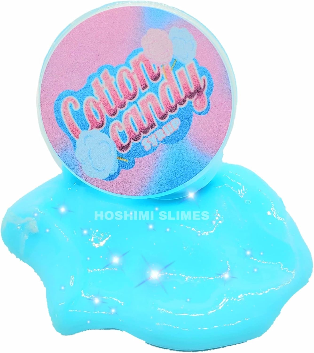 Cotton Candy Waffle Slime Kit for Kids Ages 8+ – DIY Scented Slime with Clay Scoop, Snow Butter & Syrup Slimes, Charm & Sprinkles – Soft Texture Sensory Toy – Hoshimi Slimes