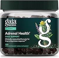 Vista 10 de Gaia Herbs: fitocápsulas líquidas para la salud adrenal., 751063996686, 120, 1, 1