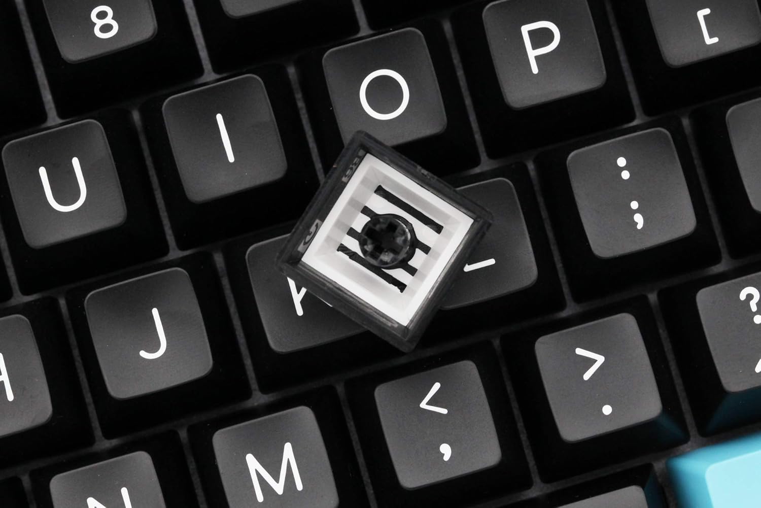 KPREPUBLIC Domikey SA abs doubleshot keycap Set WOB White on Black SA for mx stem Keyboard Poker 87 104 gh60 xd64 xd68 xd84 xd96 xd75 xd87 (SA WOB All in One x1)