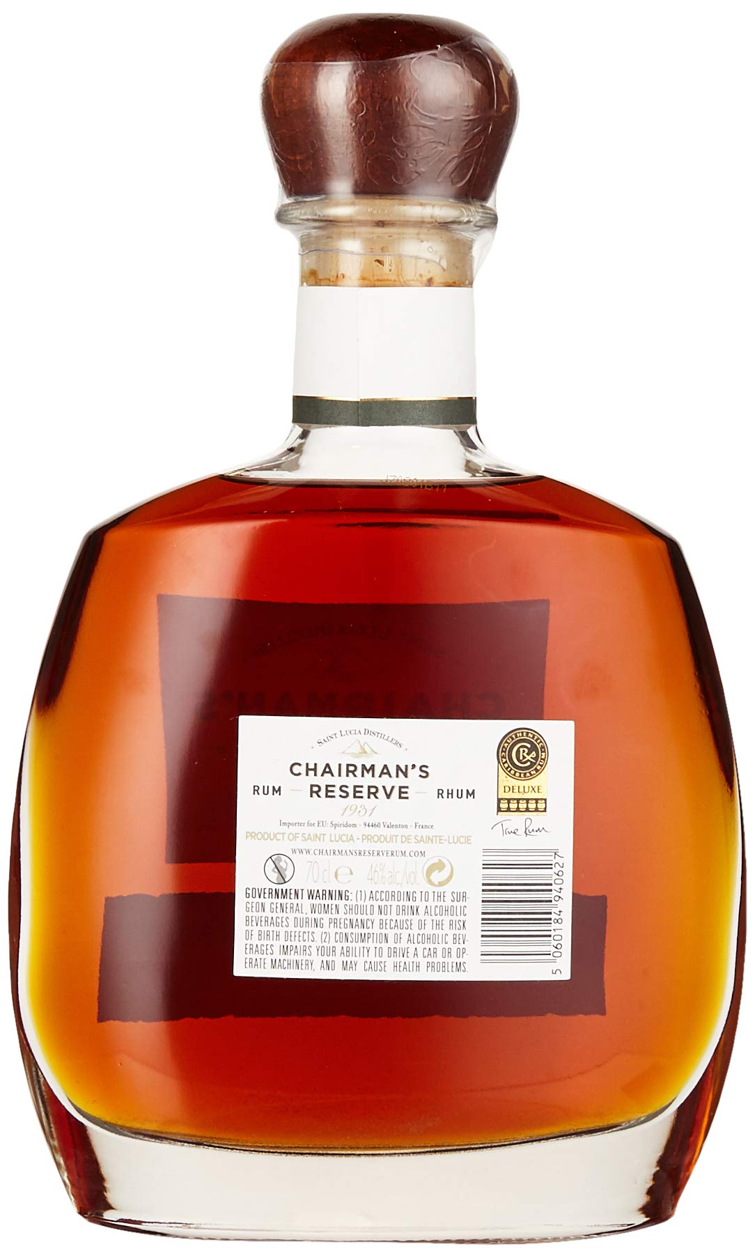 Chairman's Reserve Finest St. Lucia Rum 1931 (1 x 0.7 l)