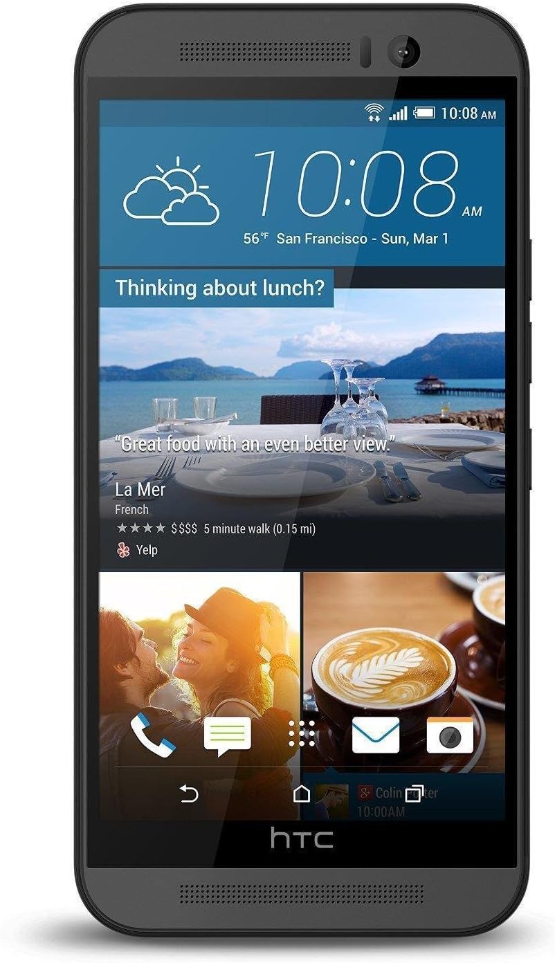 HTC One M9 32GB Android Smartphone w/ Front-Facing Speakers and 20MP Camera Unlocked for all GSM Carriers Worldwide - Gunmetal Gray