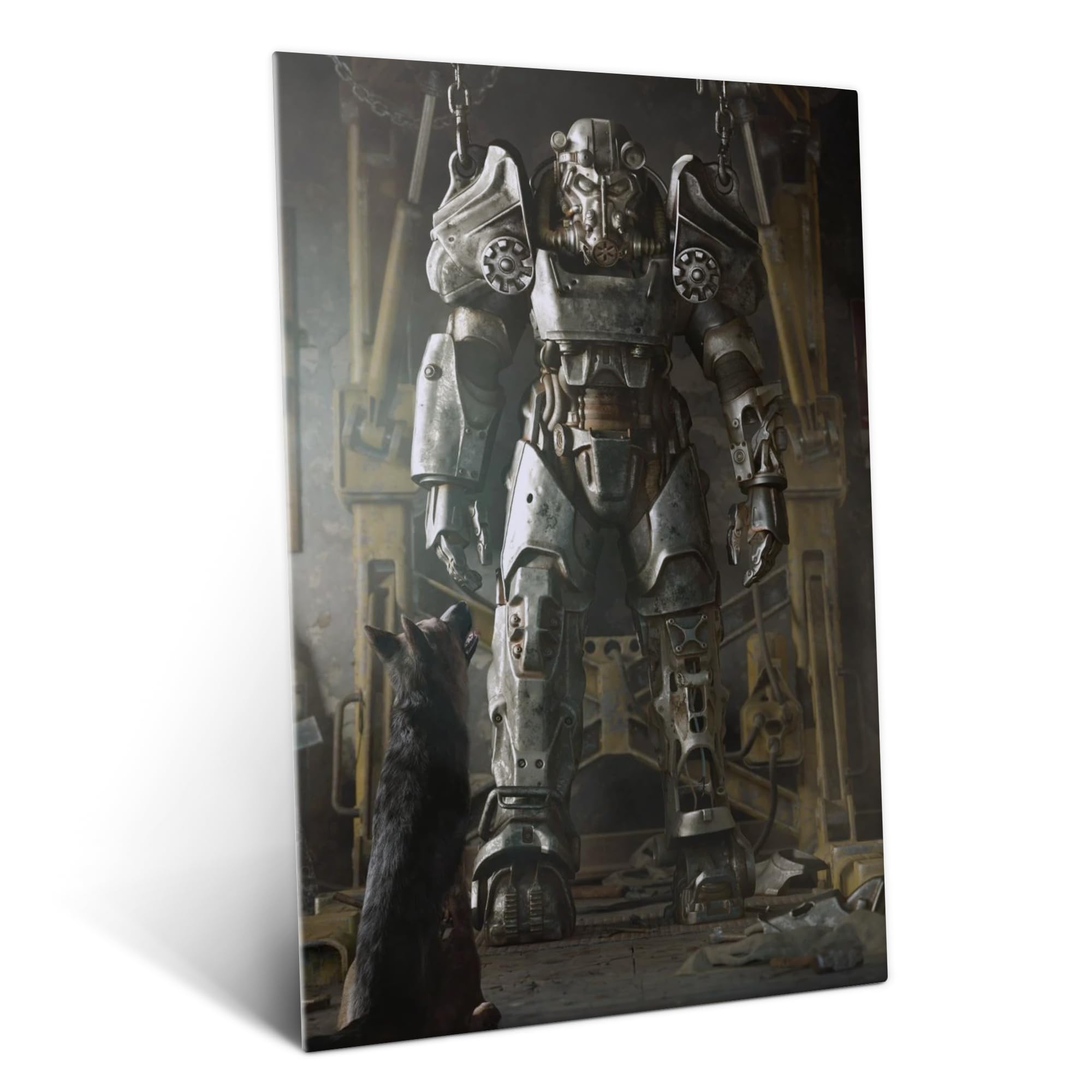 Displate - Poster In Metallo - Montato a Magnete - Fallout - Power Armor