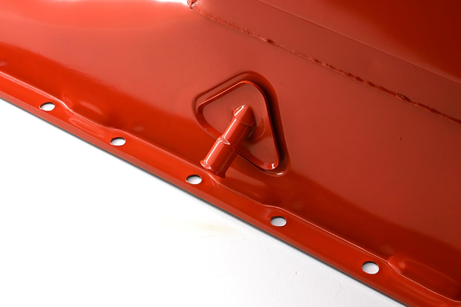 Steel Racing Oil Pan Fits 1965–90 Chevy Big Block 396-402-427-454 – Painted Orange Finish