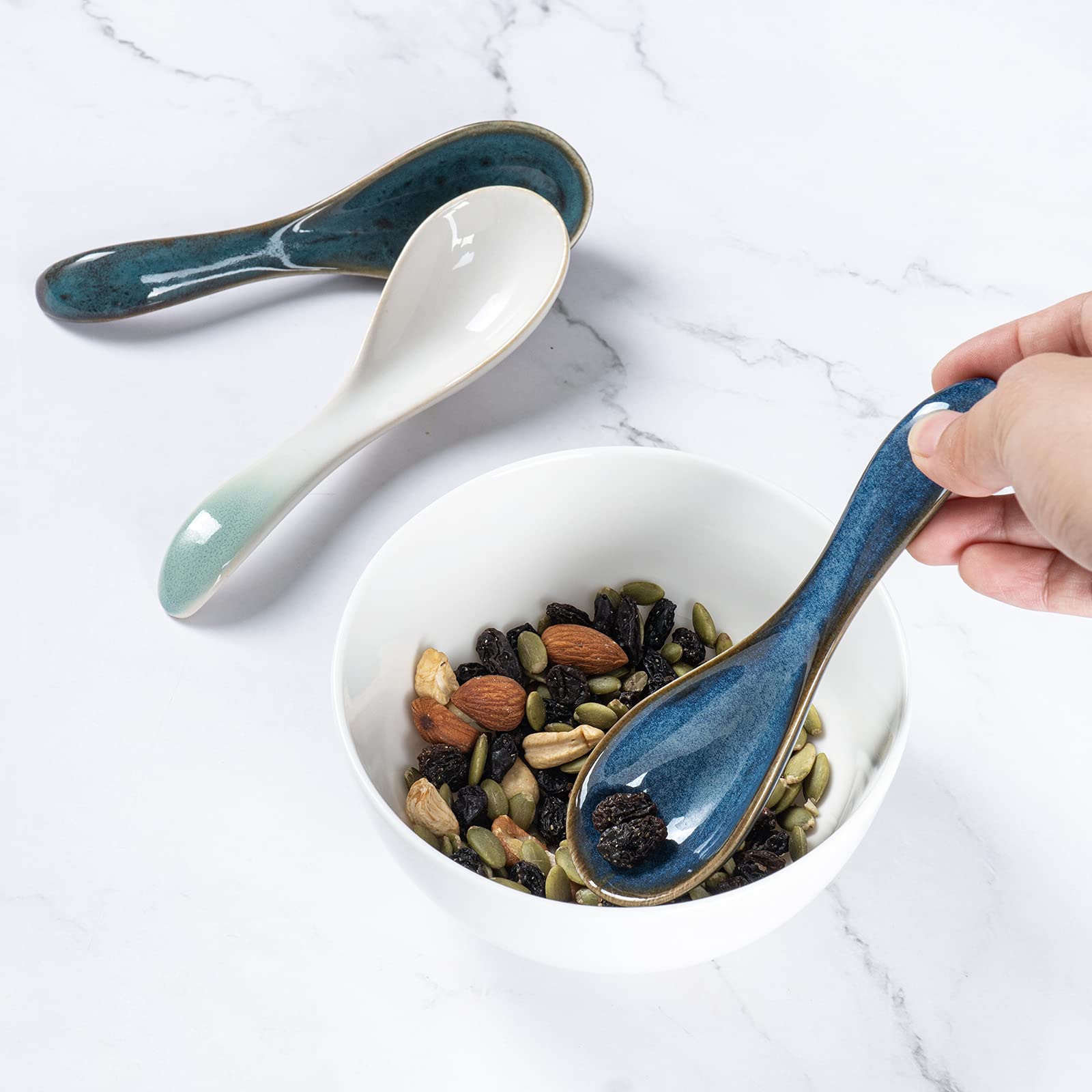Cucchiai da zuppa asiatici, cucchiai da riso