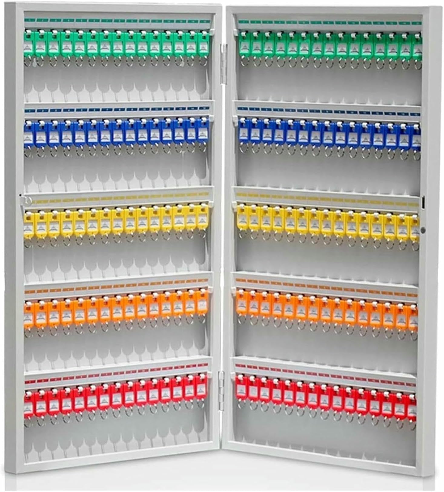 Caja de almacenamiento portátil para llaves y armario de pared con cerradura