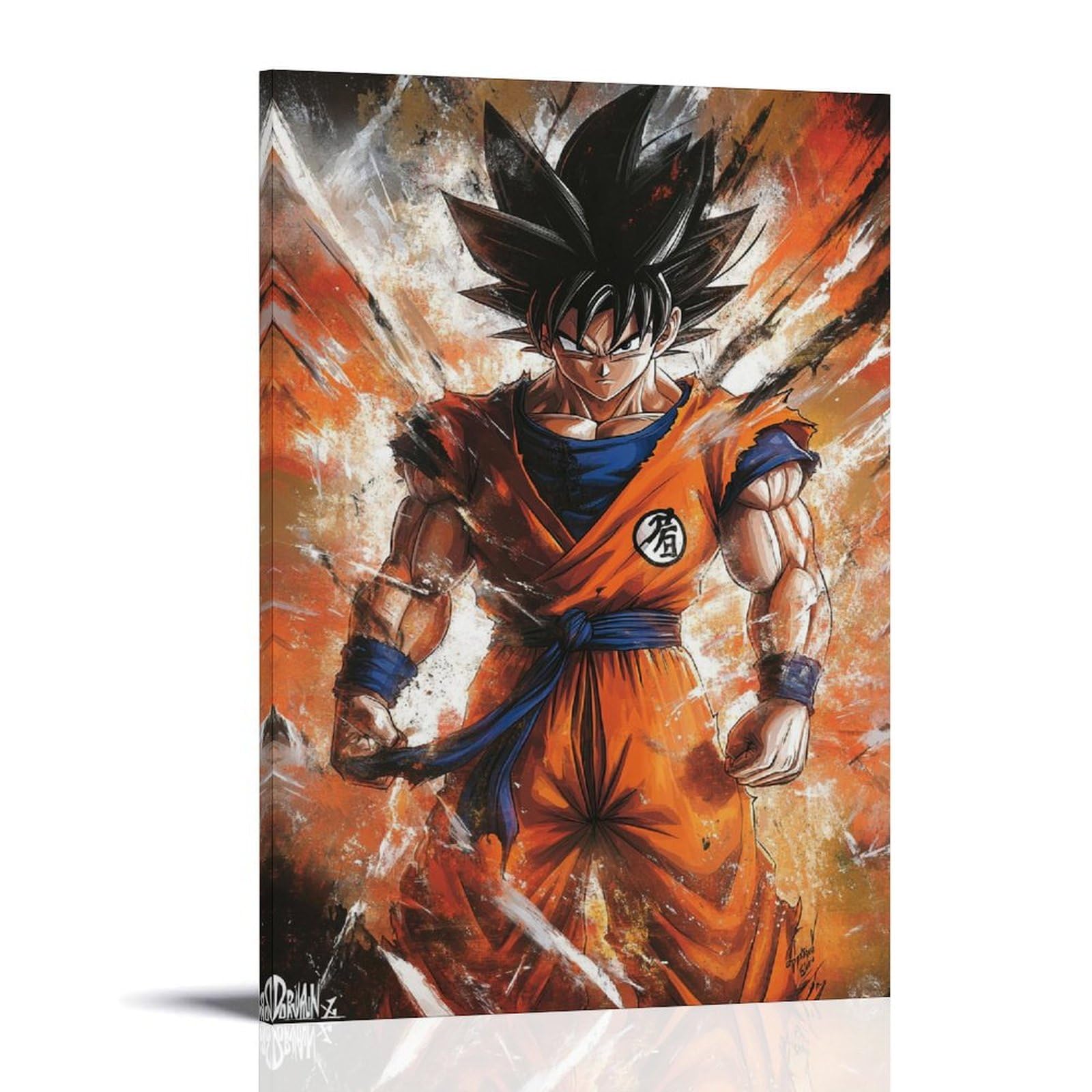 Poster Anime Goku Sur Toile – Décoration Murale 20x30 Cm – Style Cadré Ou Sans Cadre – Pour Chambre, Salon, Bureau – Impression Haute Qualité - 4