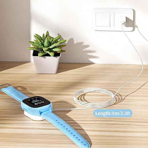 Miniatura 13 de Paquete de 2 cargadores compatibles con Gizmo Watch 3 2 1, cable de carga de repuesto de 3.3 pies, accesorios de cargador magnético para Verizon