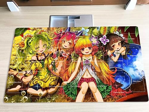 Miniatura 8 de Alfombra de juego Mlikemat Playmat Girl ip Masquerena DuelTCG CCG OCG con zonas + bolsa gratis (ZD039-242-A)