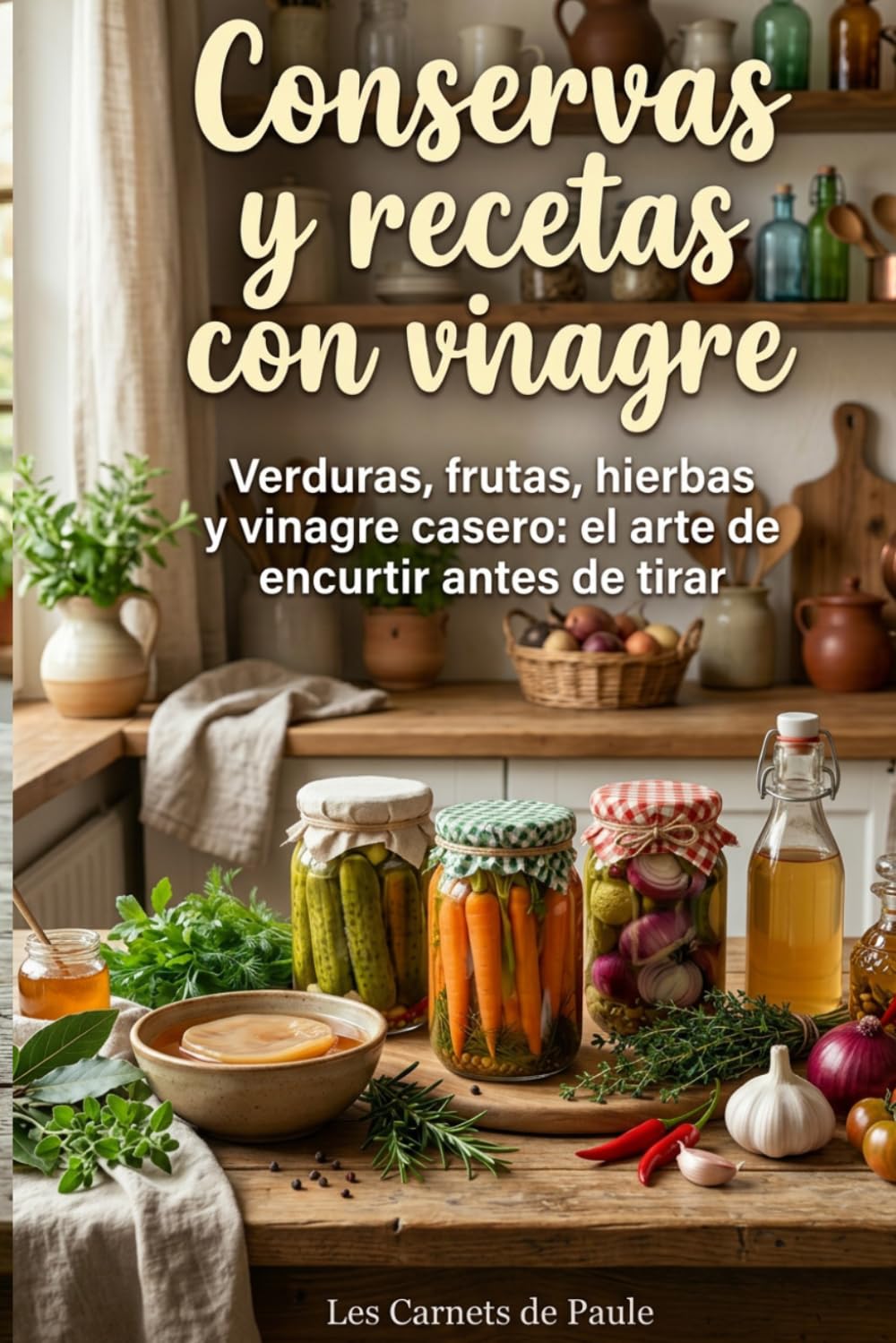 Conservas y recetas con vinagre: Verduras, frutas, hierbas y vinagre casero : el arte de encurtir antes de tirar