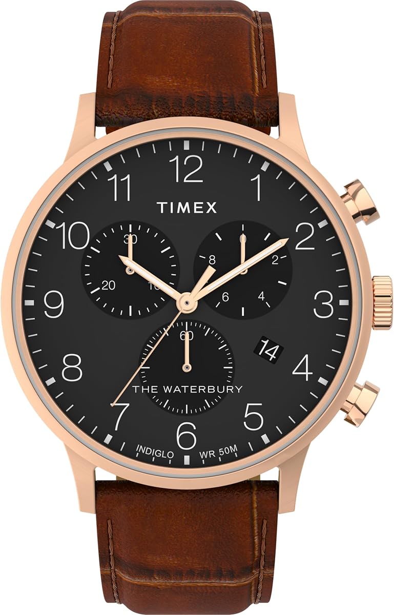 Timex Reloj clásico Waterbury para hombre de 40 mm