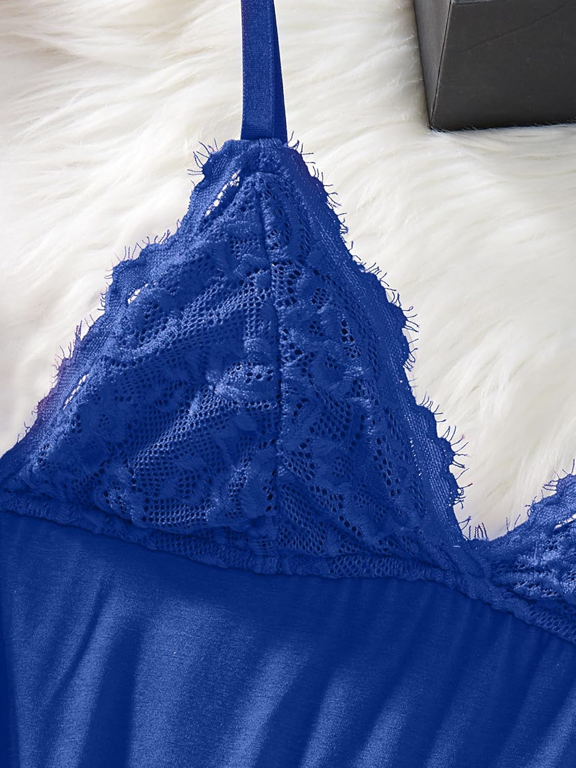 Women's Lingerie Sexy Nightwear Spaghetti Strap Nightgown Babydoll Chemise S-XXL - Image 8