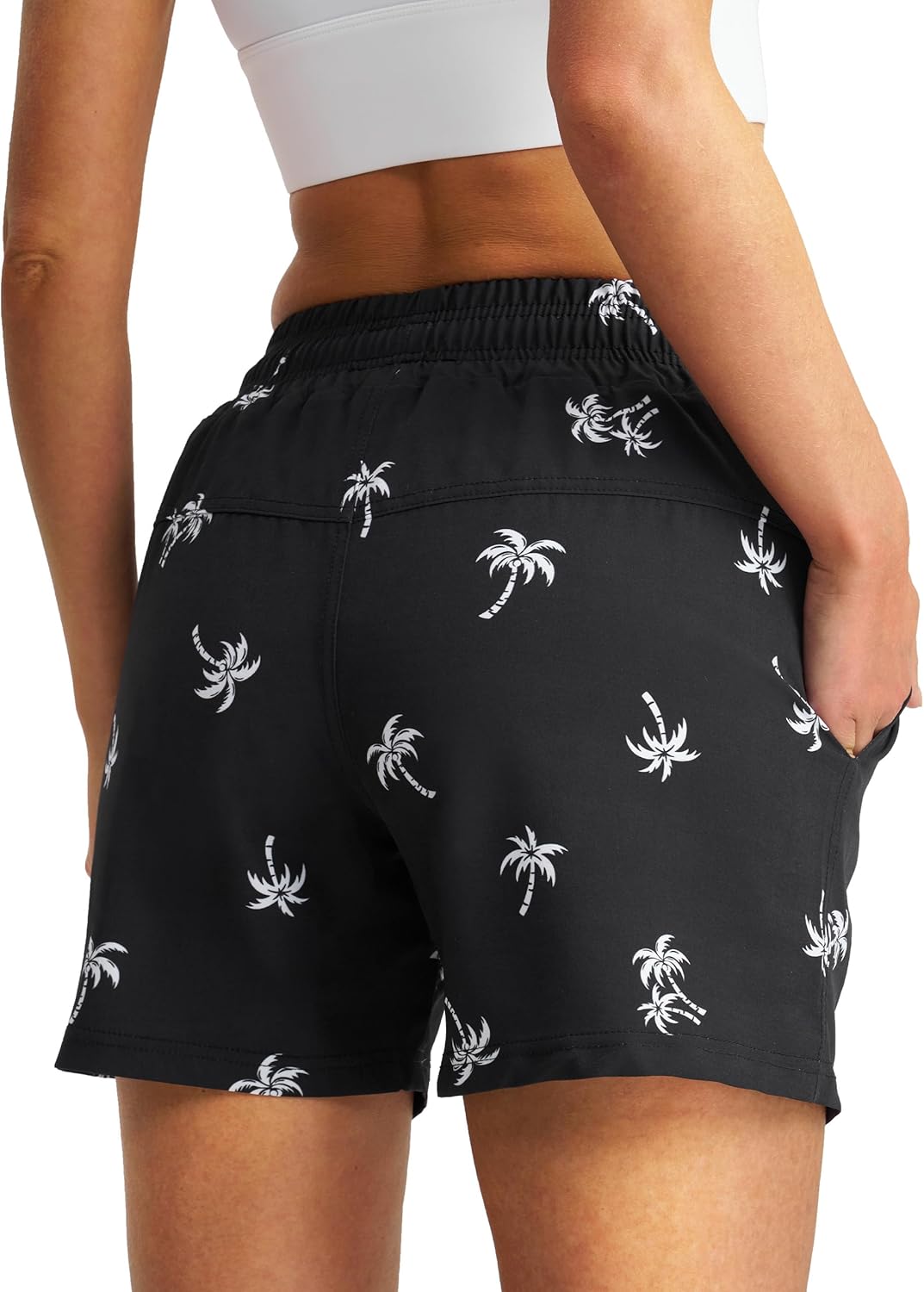 Women's 3''/5''/7'' Swim Board Shorts Quick Dry Beach Shorts with Liner Pockets Swimsuits Bottoms Trunks for Women