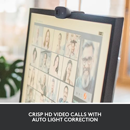 Miniatura 2 de Logitech Auriculares USB H390 con micrófono de cancelación de ruido y cámara web C270 de escritorio o portátil, pantalla ancha HD 720p para