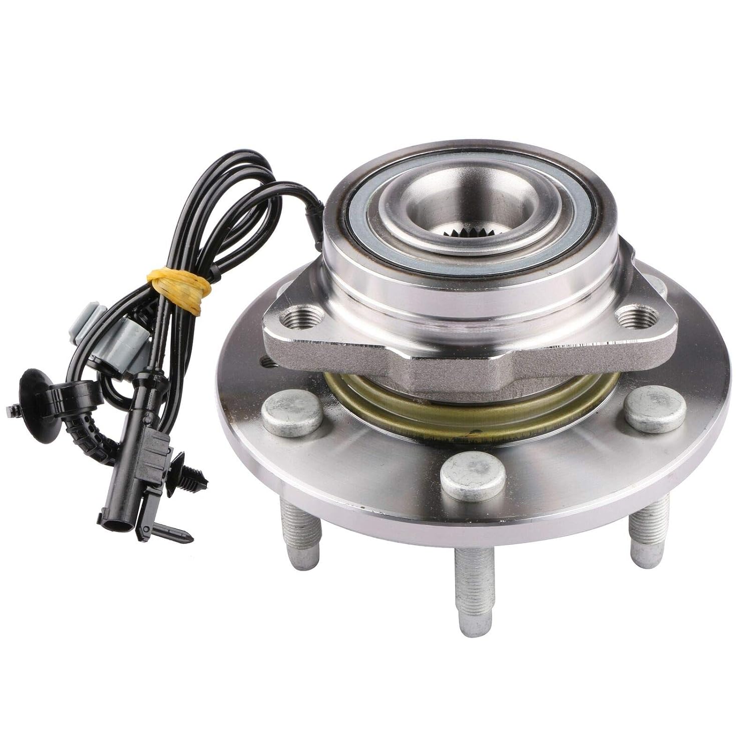 MOSTPLUS 515096 Front Hub Bearing Assembly Lug ABS Compatible for GMC Chevy SUVs and Pickups Only for 4WD