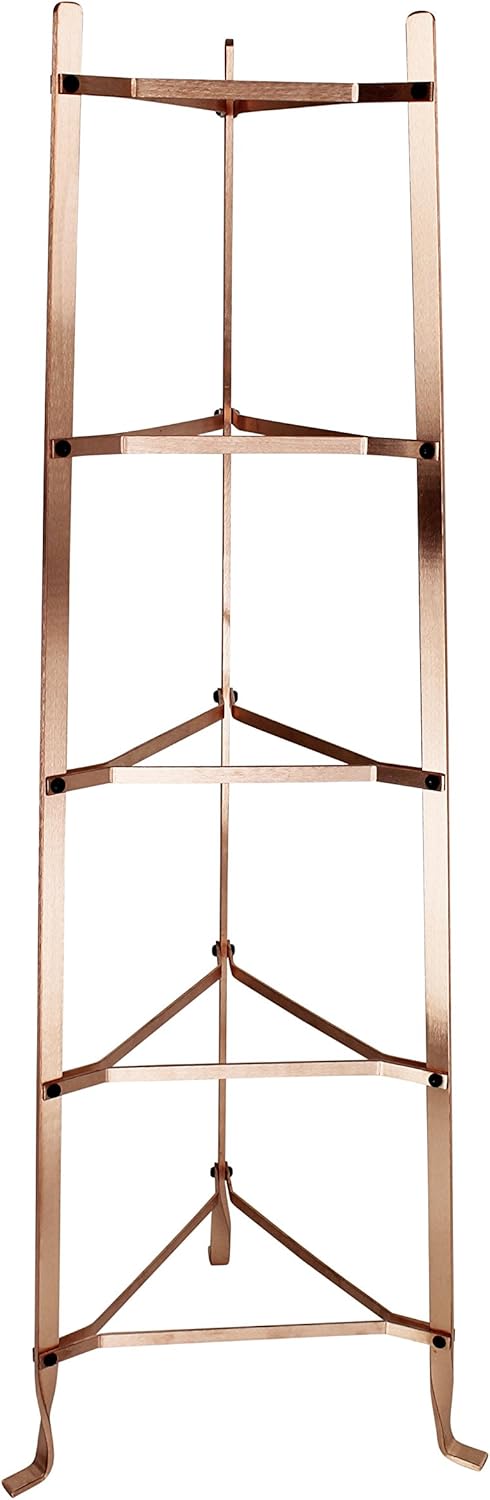 Enclume 5-Tier Unassembled Gourmet Cookware Stand, Brushed Copper
