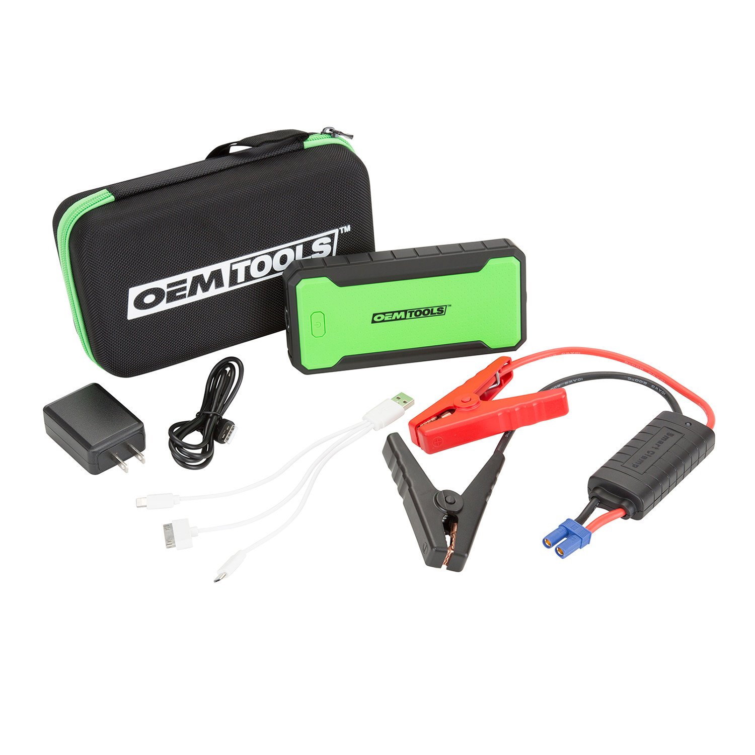 OEM TOOLS 24475 12000 mAh Li-ion Jump Starter/Power Bank | Charge Phones, Laptops, etc. | Cold Crank Dead Car Battery | TSA Compliant Heavy Duty Power Bank | Never Get Stranded with a Dead Battery