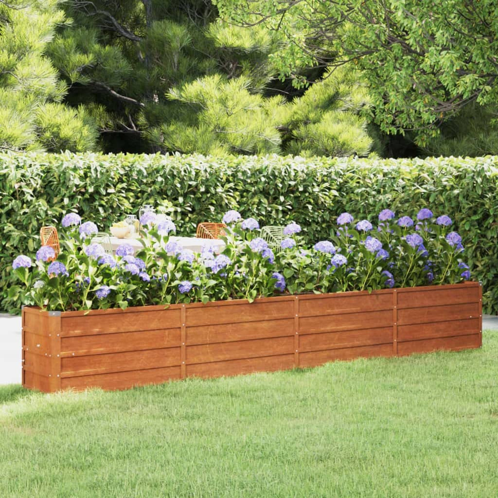 Higsose Lit Surélevés de Jardin Rouillé 320x40x45 cm Acier Corten Jardinieres Exterieur Lit Surélevé Jardin Bac de Plantation Bac A Fleurs Exterieur Jardinière à Plante Jardiniere Rectangulaire Higsose Lit Surélevés de Jardin Rouillé 320x40x45 cm Acier Corten Jardinieres Exterieur Lit Surélevé Jardin Bac de Plantation Bac A Fleurs Exterieur Jardinière à Plante Jardiniere Rectangulaire