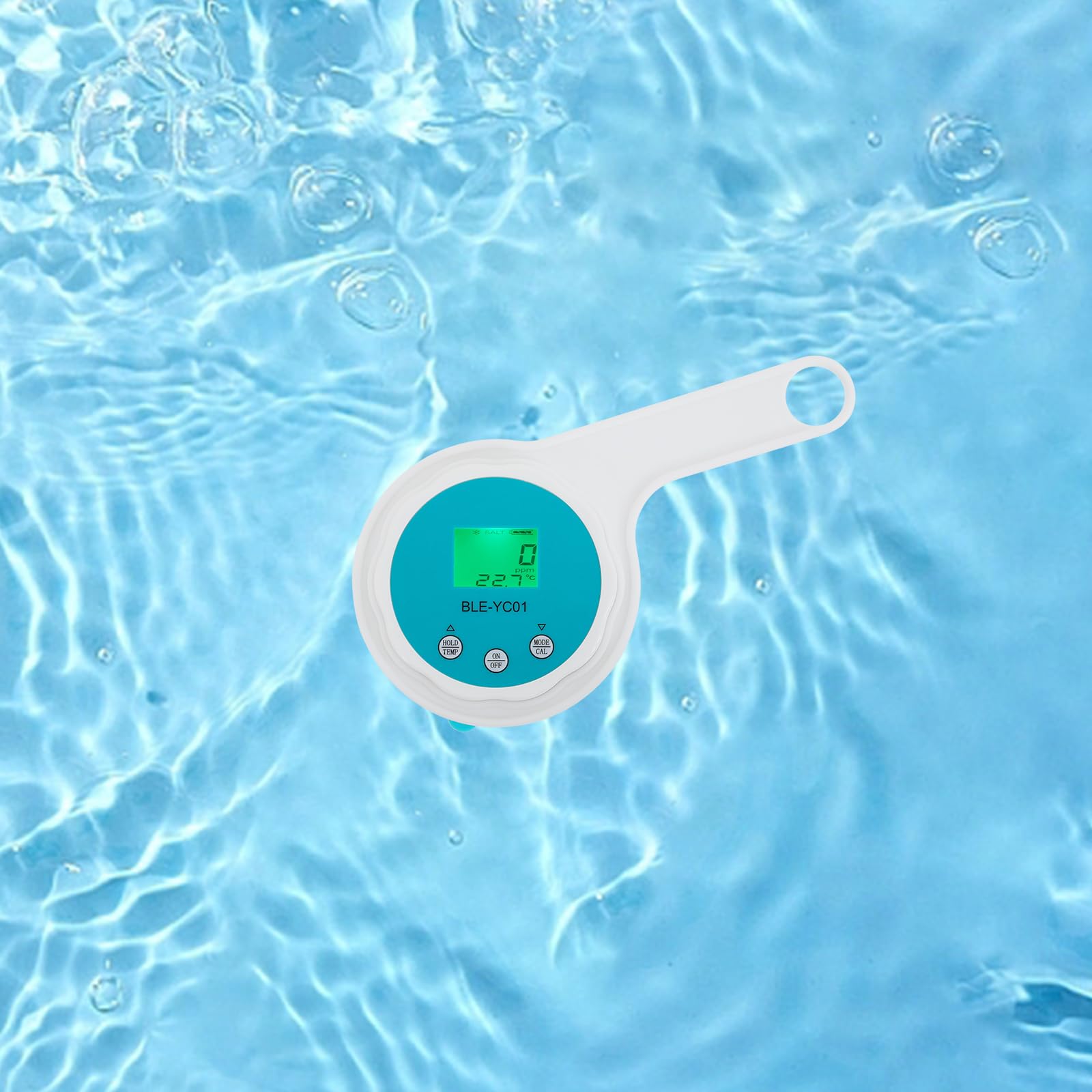 Wassertester Trinkwasser 6-in-1 Digitaler Wasserprüfer Bluetooth-Fähiger mit App-Verbindung und IP67 Schutz Präziser Tester Leitwertmessgerät Aquarium für Schwimmbad, Pool und Hydroponik