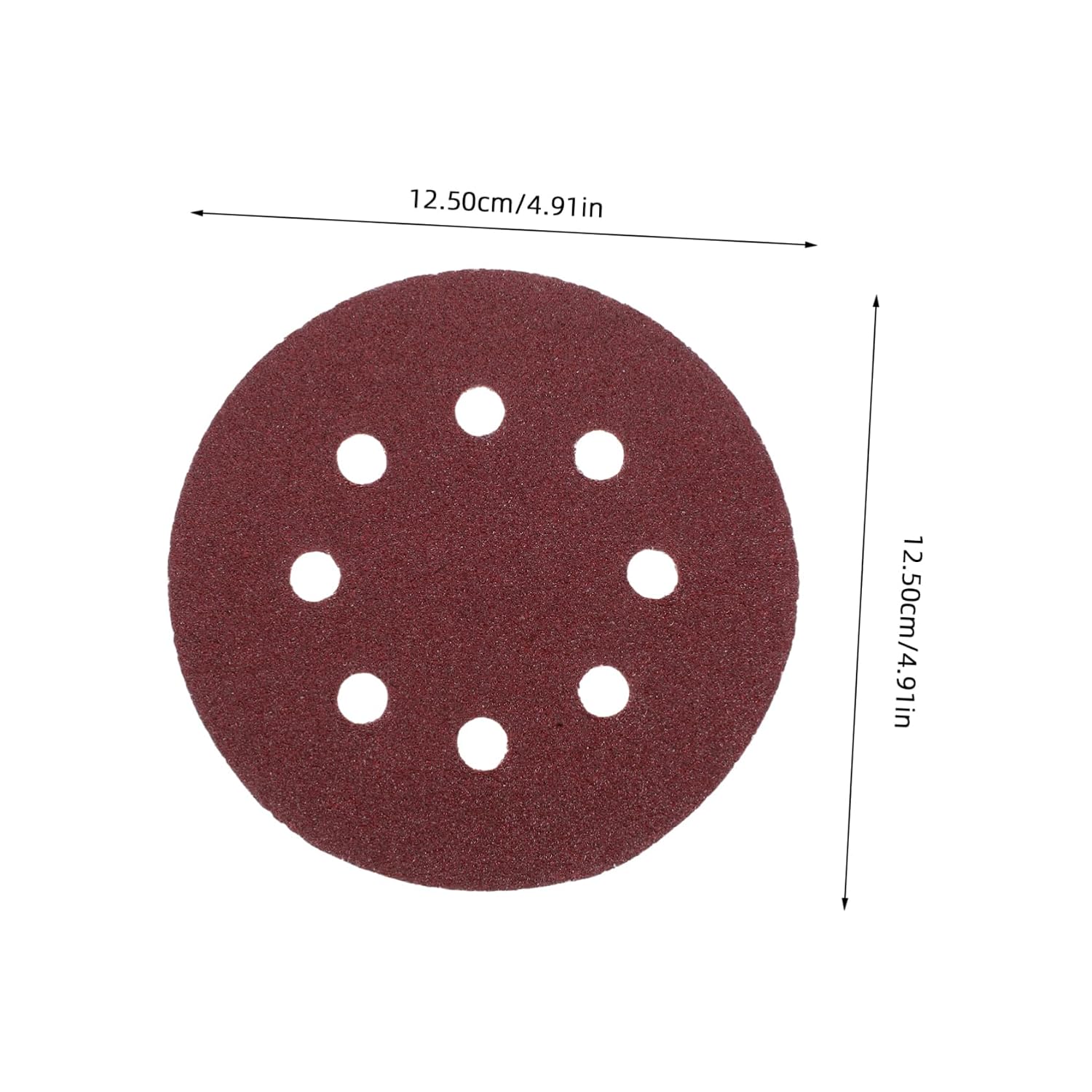 ULTECHNOVO 100pcs Hook and Loop Sanding Discs Grit Flocking Sandpaper Pads for Drywall Orbital Sander