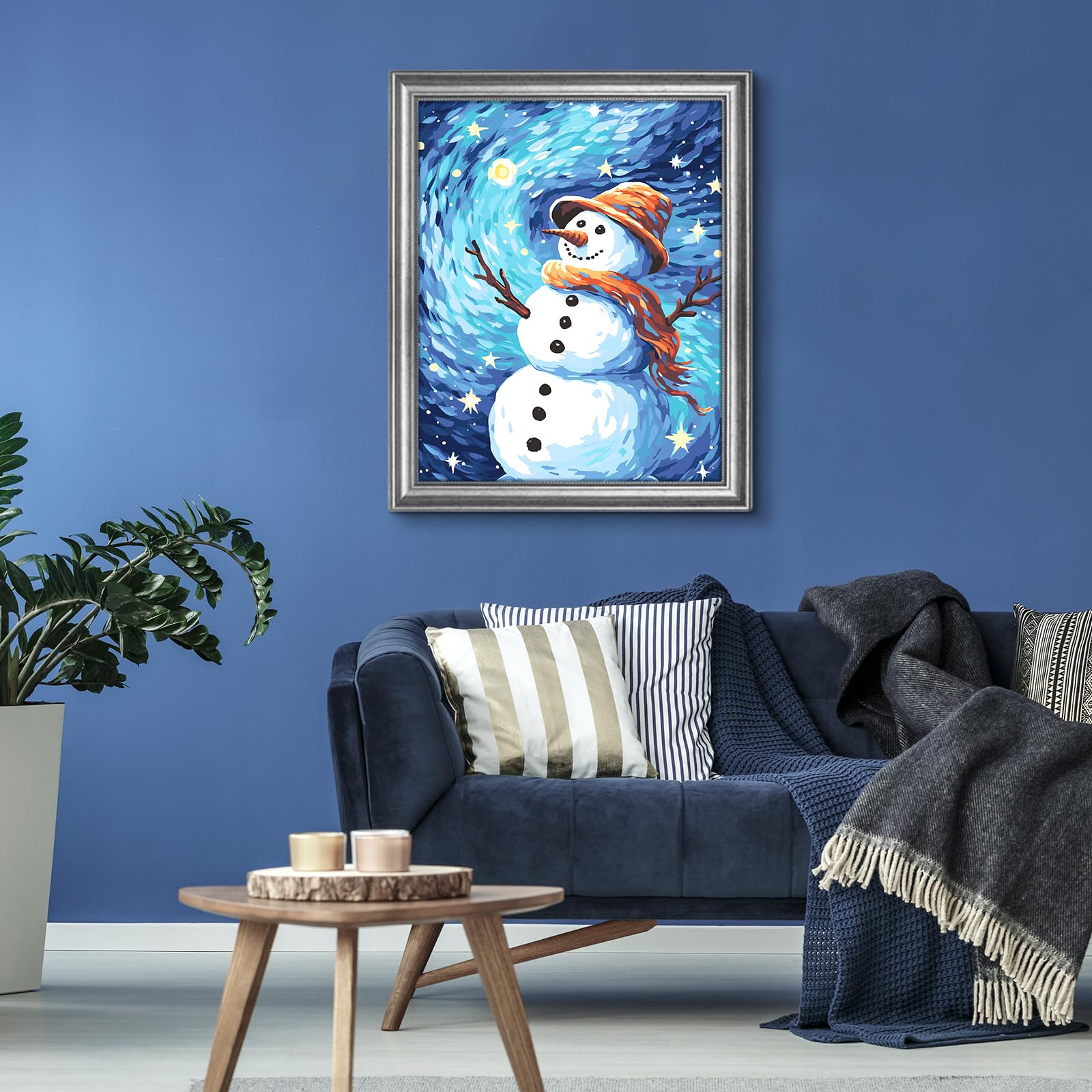Amazon | BODEUX 雪だるまペイント 数字によるクリスマス