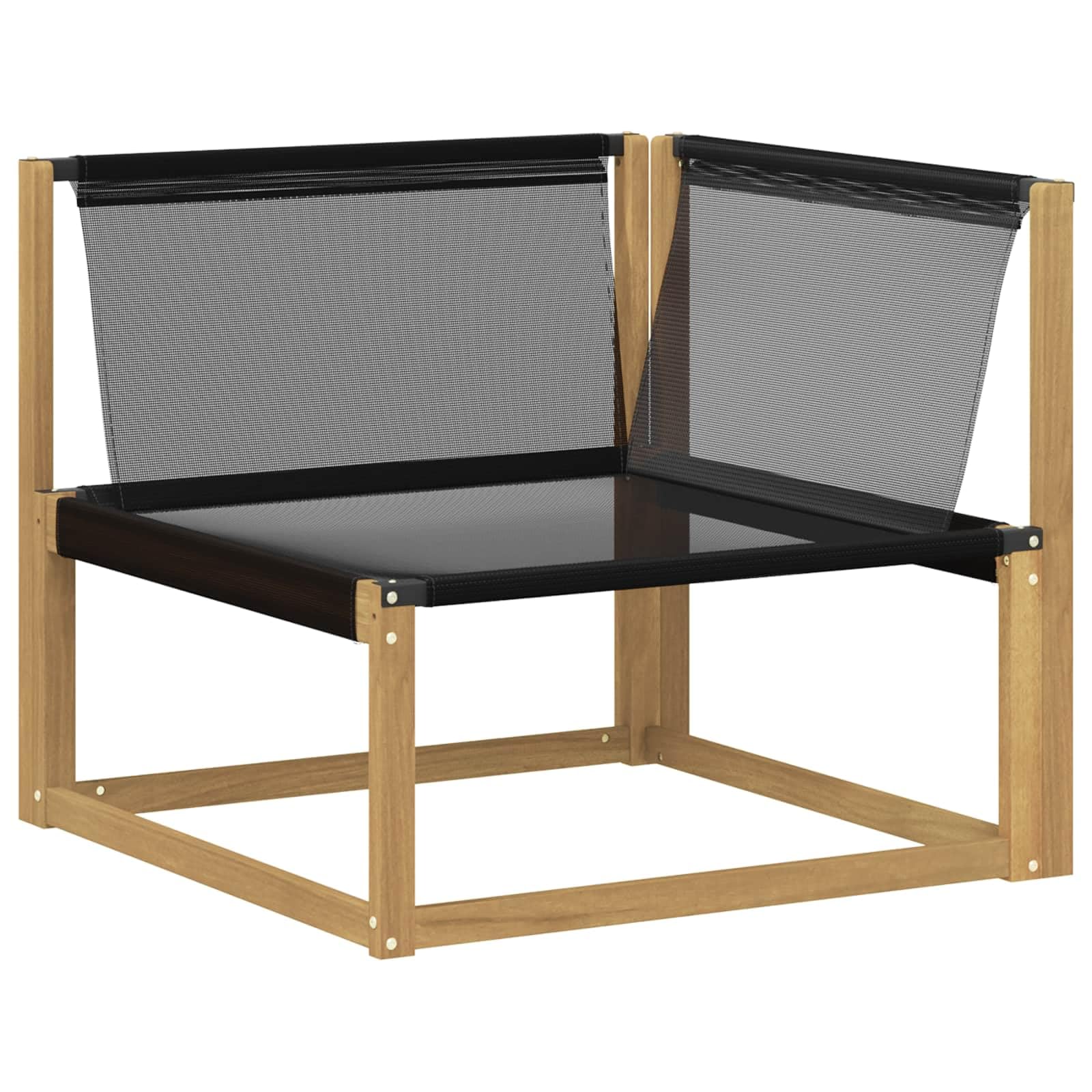 Gartenmöbelgarnitur Set 9-teilig aus massivem Akazienholz wetterfest Moderne Sitzgruppe für Terrasse Balkon Garten Esszimmer Wohnzimmer mit Tisch, Sofas, Sesseln, Aufbewahrung