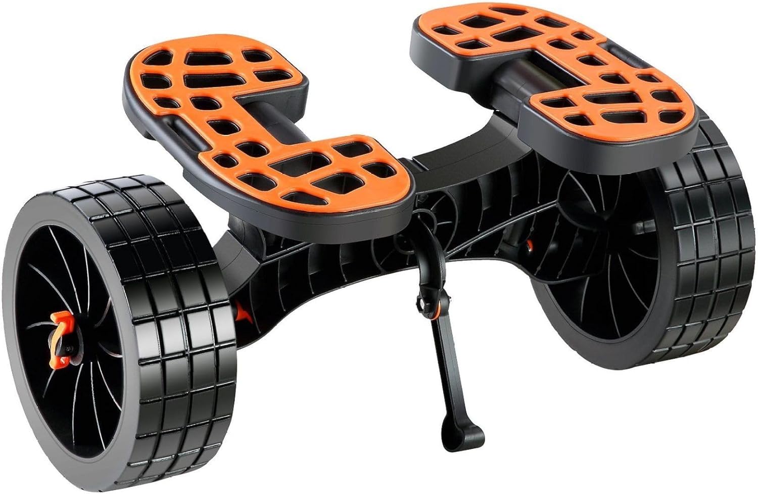 Kayak Cart Heavy Duty 320lbs Capacity - Canoe Trolley with 10'' Solid Tires, Adjustable Brackets, Nonslip Foot - for Kayaks, Canoes, Paddleboards