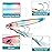 TRUSCEND Metal Fishing Jigs 40g, Full Hand-Polish Vertical/Casting Jigging Lure Bait for Walleye Bass Mackerel Pike Tuna Salmon Grouper, Fishing Jig Saltwater Freshwater, Deep Sea Fishing Spoons Lure