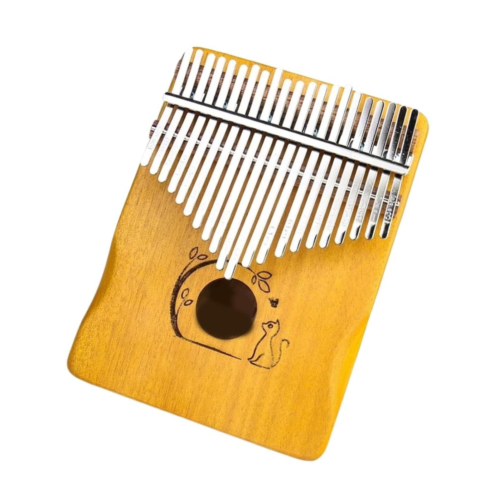 Kalimba 21 Klawiszowy Przenośny Drewniany Instrument Fortepianowy Dla Początkujących