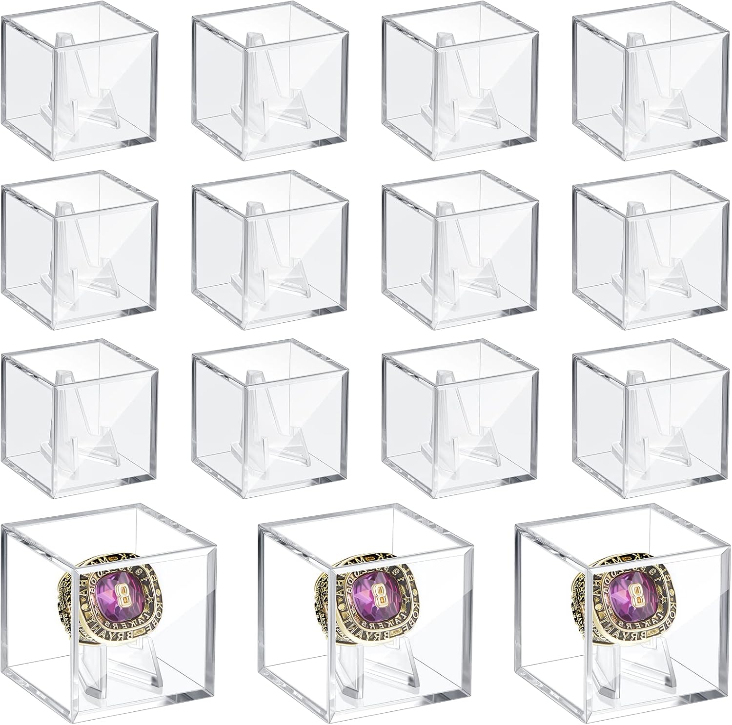 Championship Ring Display Case Clear Acrylic Display Case