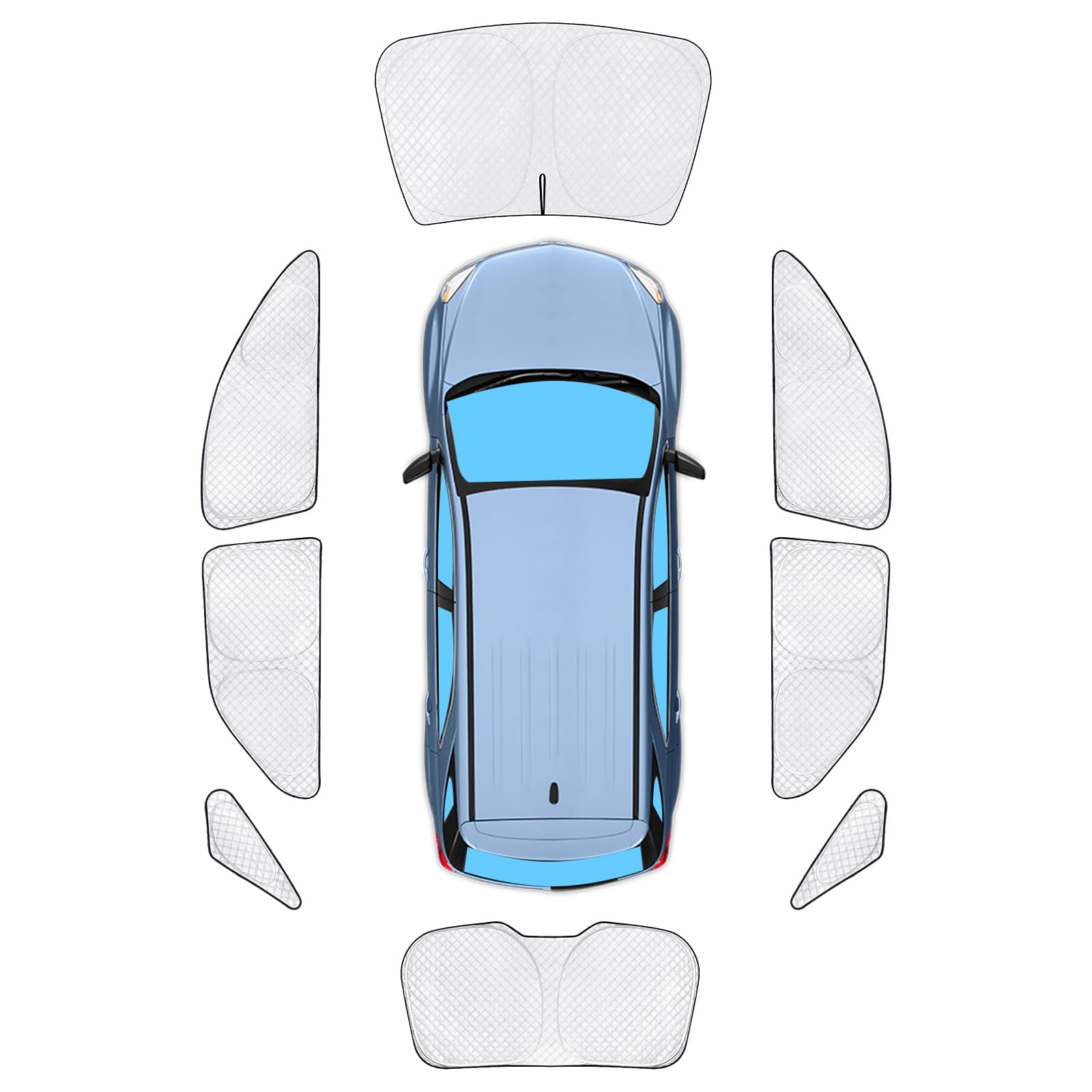 Thicken Sun Shades for Chevy Equinox 2010-2017 Camping Accessories