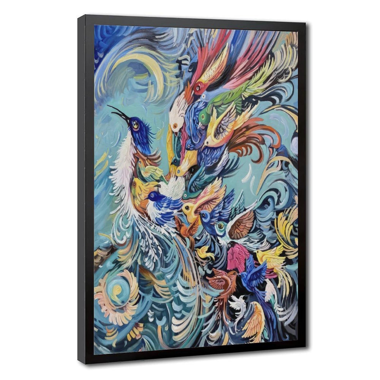 Bareronor Phoenix Abstract Bird Poster Canvas Poster Bedroom Decor Landscape Office Room Decor Gift 20" L X 30" W