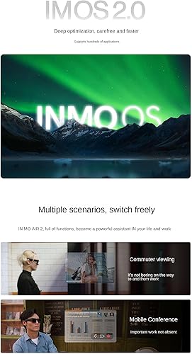 Miniatura 3 de for INMO Air2 AR Smart Glasses Dual Screen Touch Translation Glasses Wireless Screen Projection from Mobile Phone and Computer with Translation&AIGC