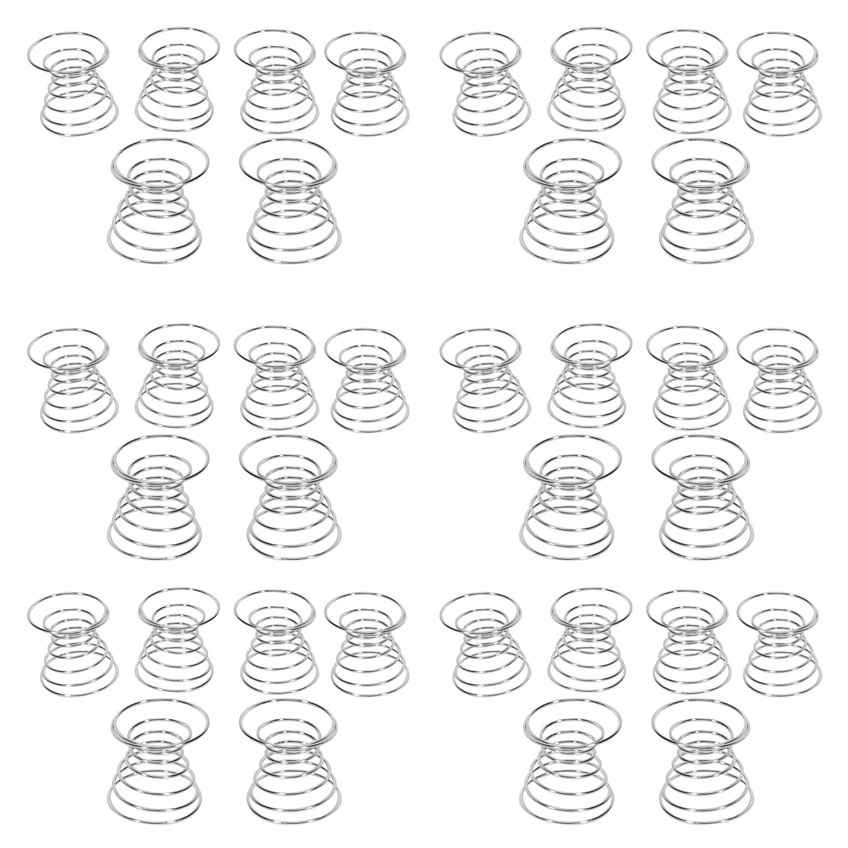 Hndhbfgrt 36 Pieces Air Plant Stand Airplant Container Tillandsia Holder Stainless Steel Plant Display Racks Air Pineapple Base