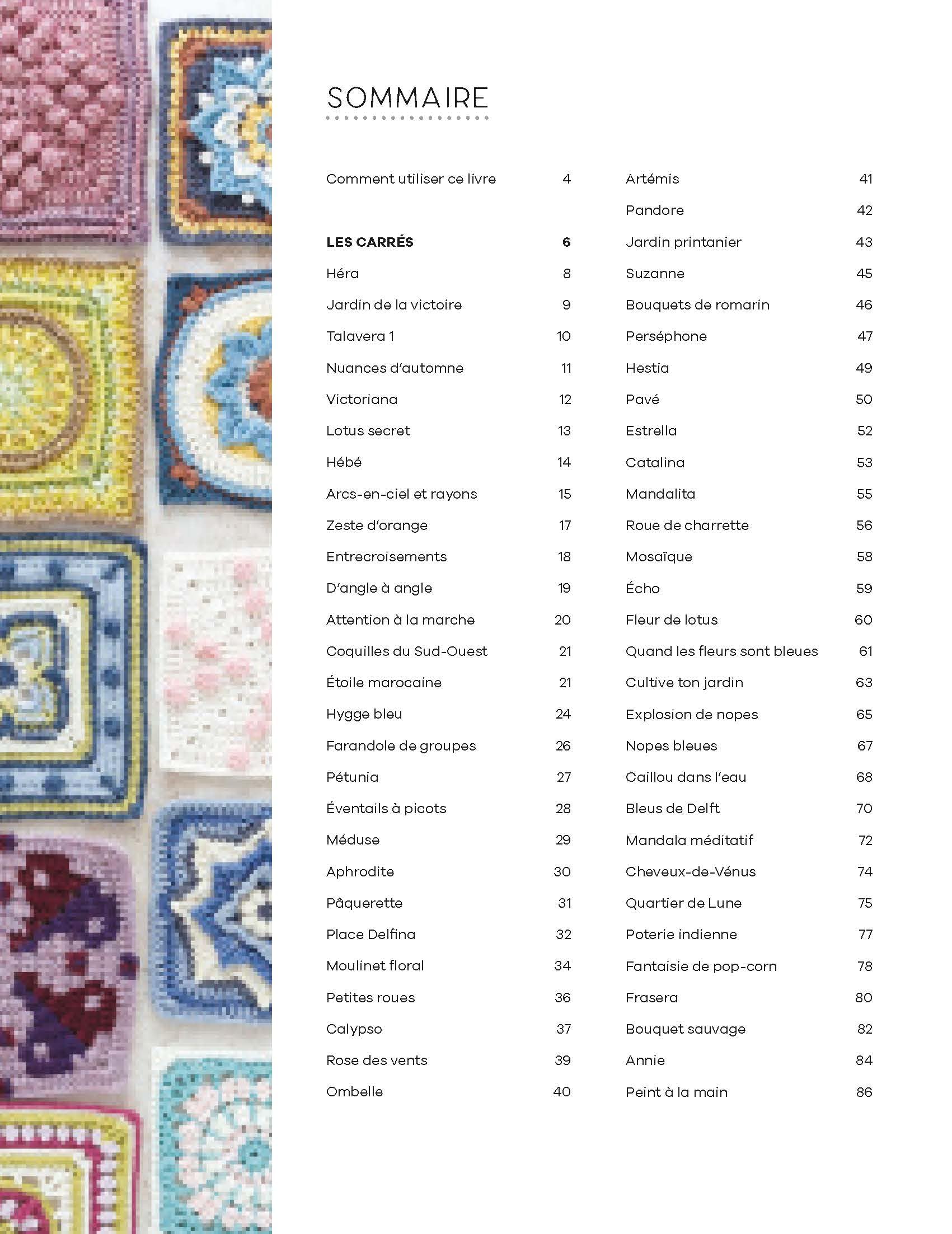Le grand livre des granny squares: 100 modèles originaux à crocheter