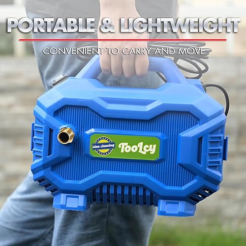 Miniatura 3 de TOOLCY Electric Pressure Washer ProSpec, MAX 2335 PSI 1.6 GPM, Compact Portable Power Washer Electric Powered, Super Flexible Pressure Washer Hose,