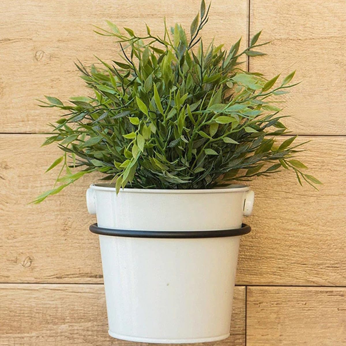 5piezas Soporte de Pared para Macetas de Hierro Duradero Diseño Práctico para Flores y Plantas para Jardín Balcón y Oficina