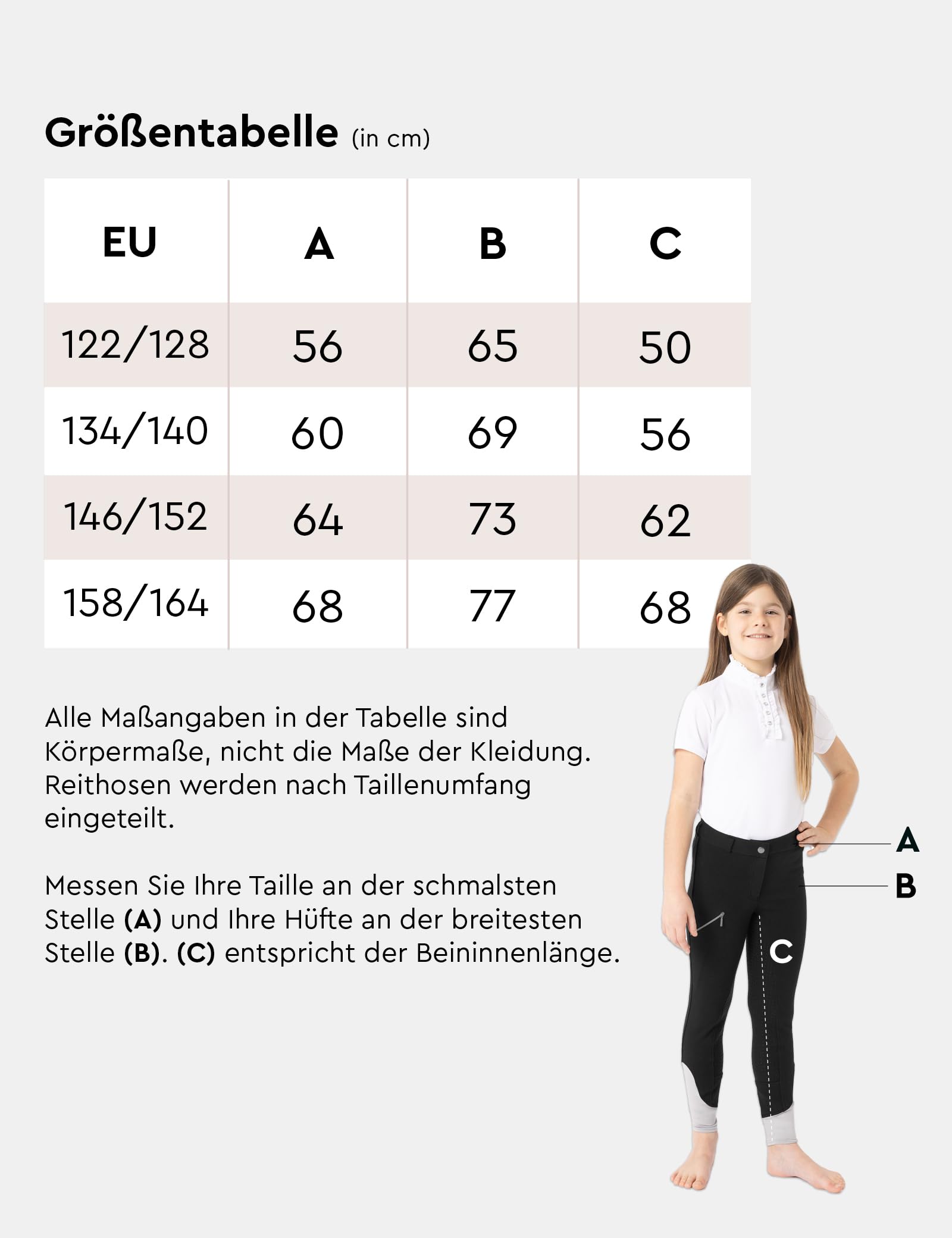 HORZE Felicia - Pantalones de equitación para niña con trabillas para cinturón, ribete completo y funda para teléfono móvil