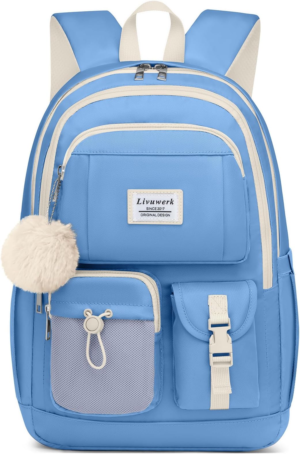 Backpack for School Teen Girls Bookbag: 15.6 inch Laptop Backpacks for College Women Back Pack Cute Middle High School Bag Stylish Teens Book Bags for Students Casual Travel Backpack