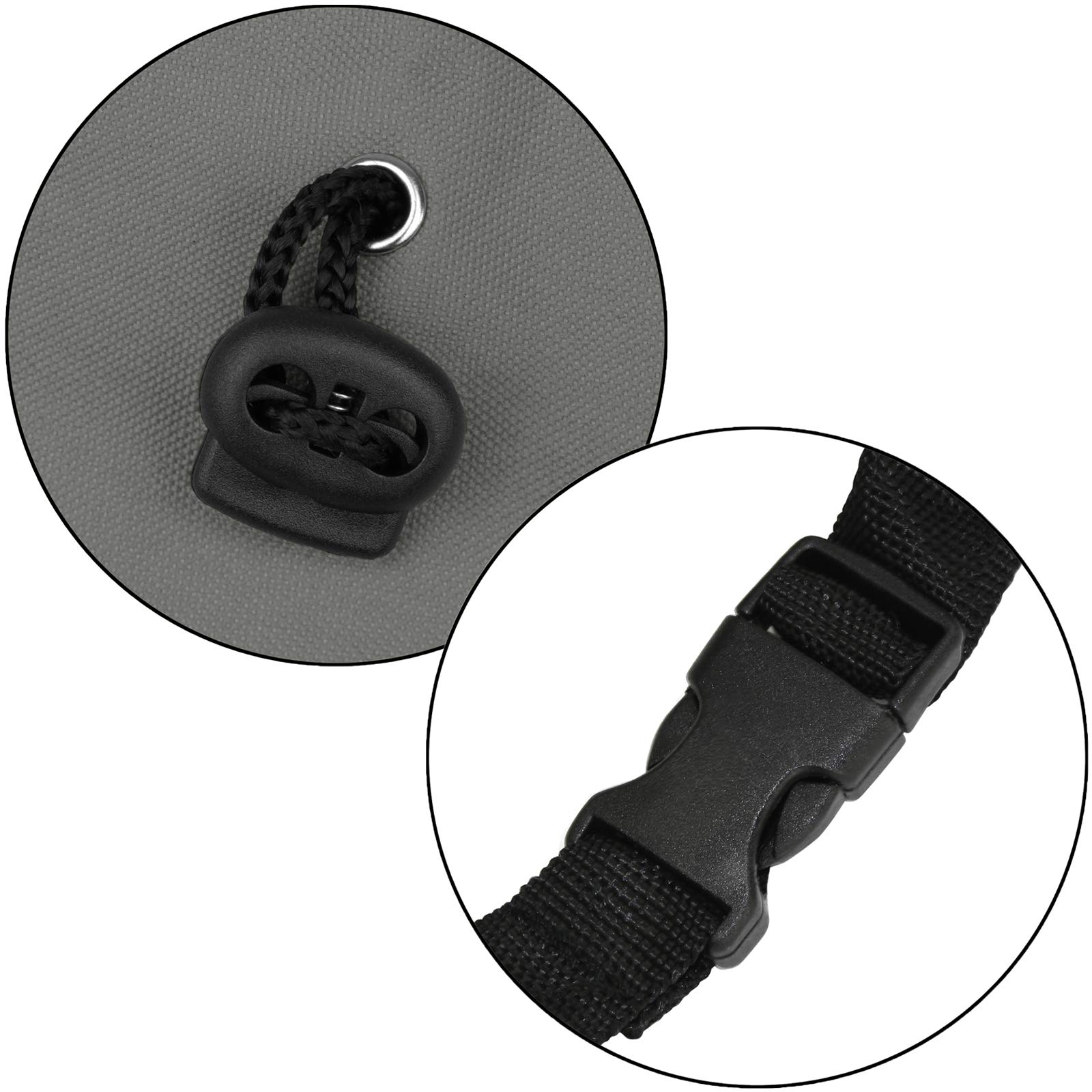 Chalk Bag Per Arrampicata ALPIDEX - Con Cintura Regolabile, Interno In Pile E Portaspazzola - Foto 5