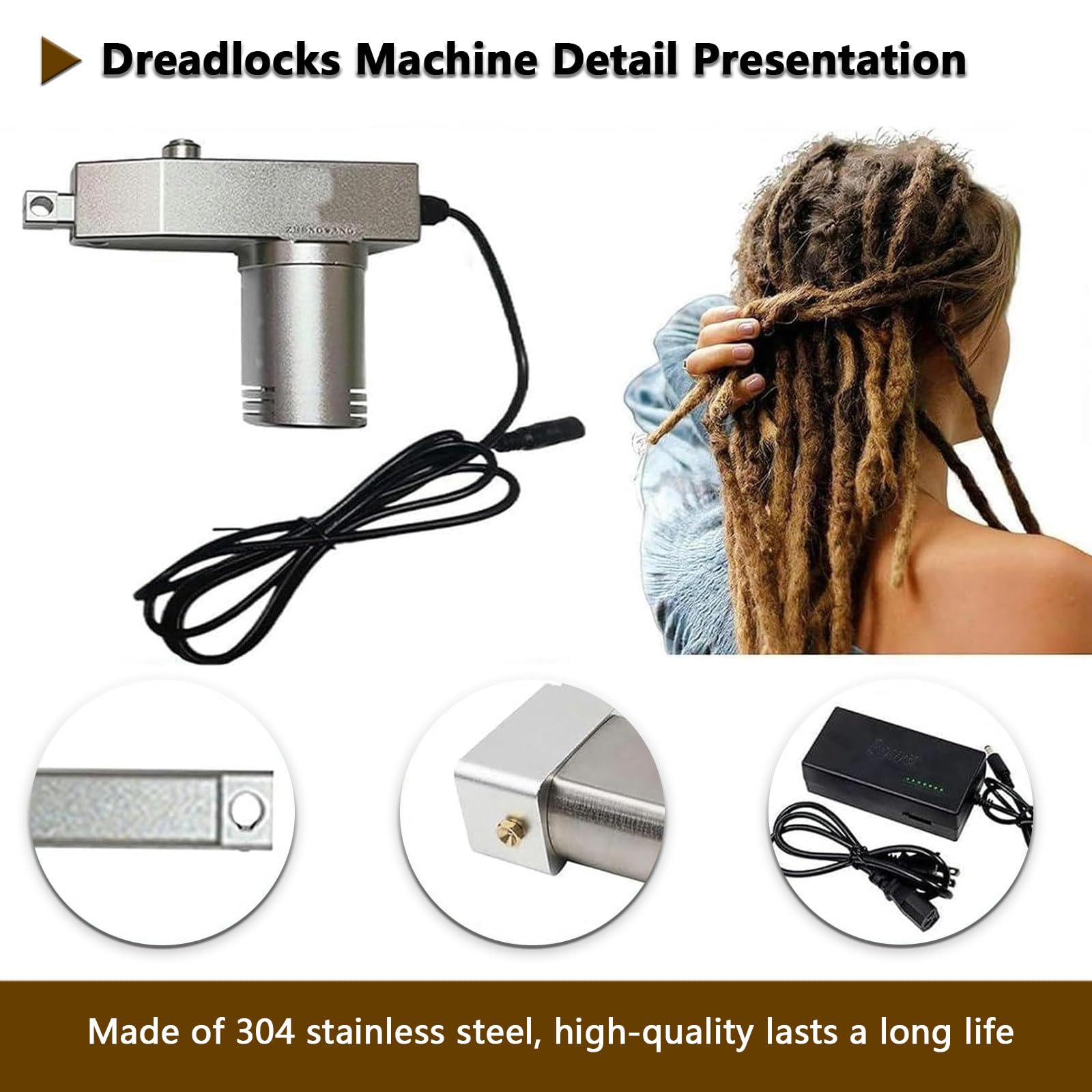 Amazon.com: Dreadlock Maker Machine, Automatic Dreadlock Machine