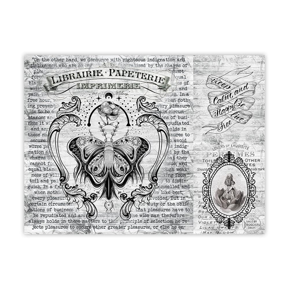 iCraft Decoupage Rice Papers, Set of 2, DP 3034 for Scrapbooking,Cardmaking,DIY Craft Decor,Pack of 2 Pcs