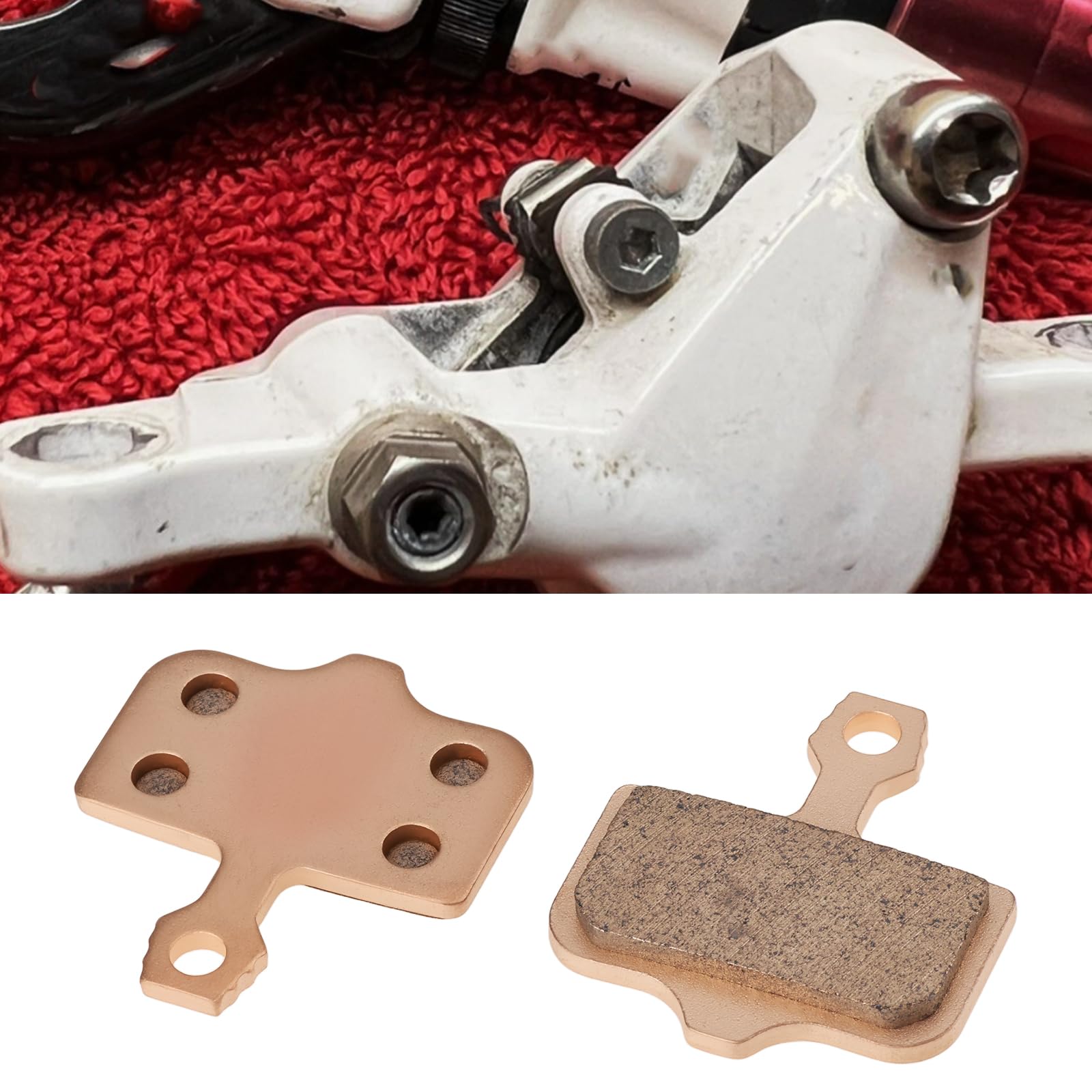 2 pary rowerów spiekanych w całości z metalu klocków hamulcowych 33 x 29,5 x 4 mm kompatybilne z Avid Elixir 1/3/5/7/R/CR/Carbon