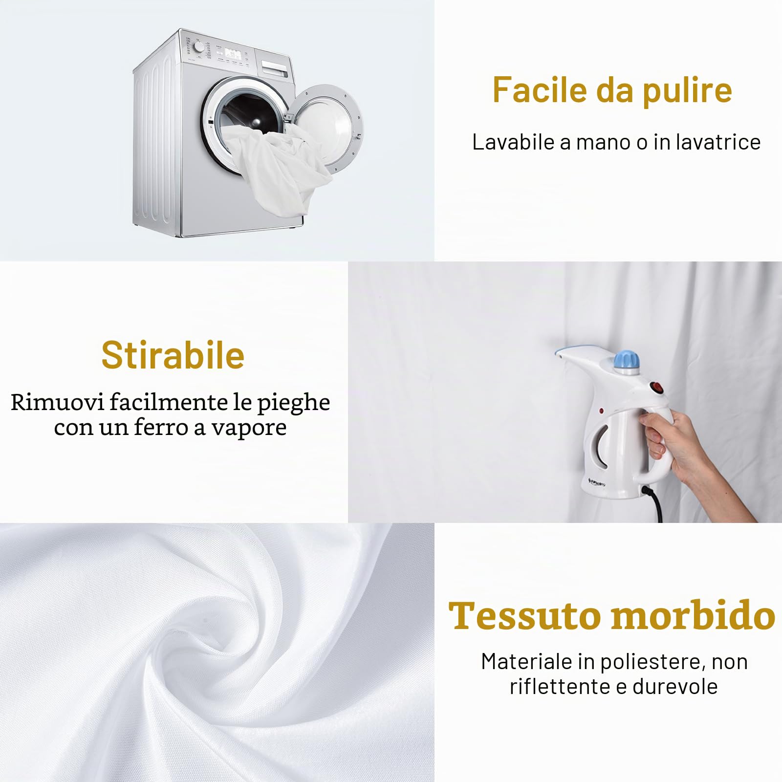 UTEBIT Sfondo Fotografico Bianco, 1x1.5m Fondale Fotografico Telo Bianco Fotografico in Tessuto Pieghevole per Foto Resistente per Studio Fotografia, YouTube(Stirare a Bassa Temperatura)