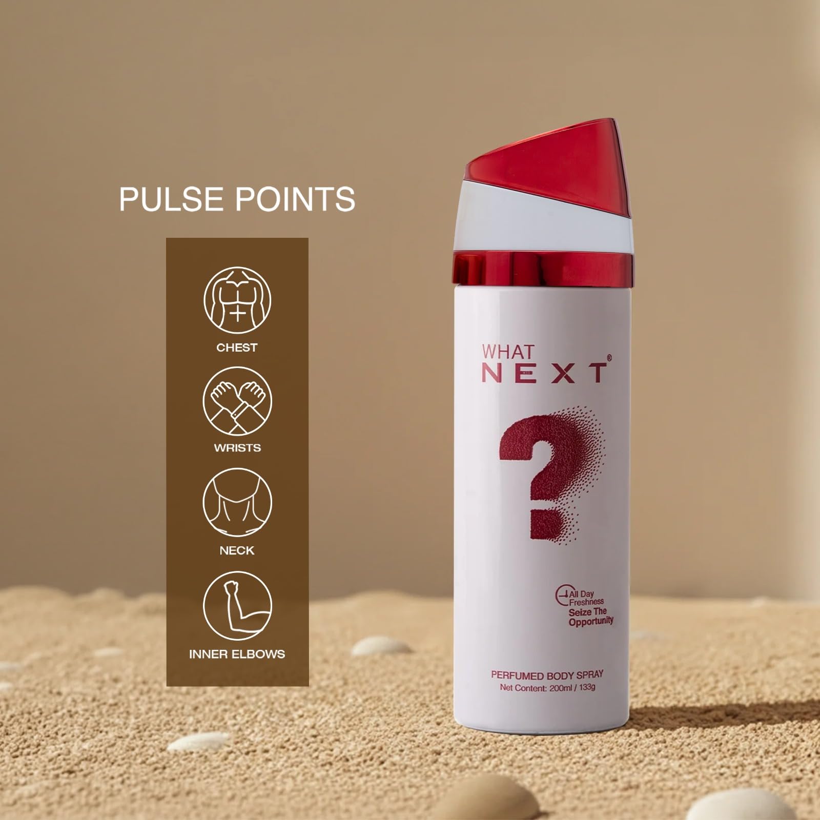 Next Care What Body Spray for Men & Women | Long Lasting Deodorant Spray | Unisex Fragrance Body Spray | 200ml Each (Pack of 2) 3