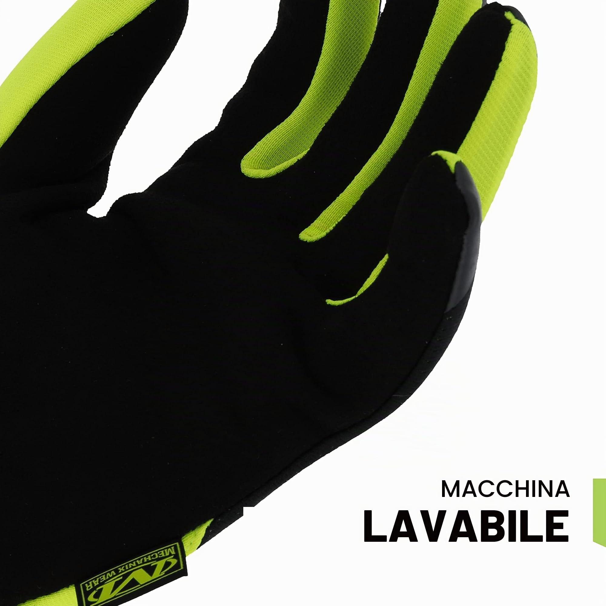 Mechanix Wear Guanti FastFit® E5 (L, nero/giallo fluorescente)