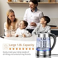 Vista 6 de FlexWill Hervidor eléctrico de 18 litros control de temperatura de 24 horas caldera de agua caliente hervidor de té con filtro de acero inoxidable