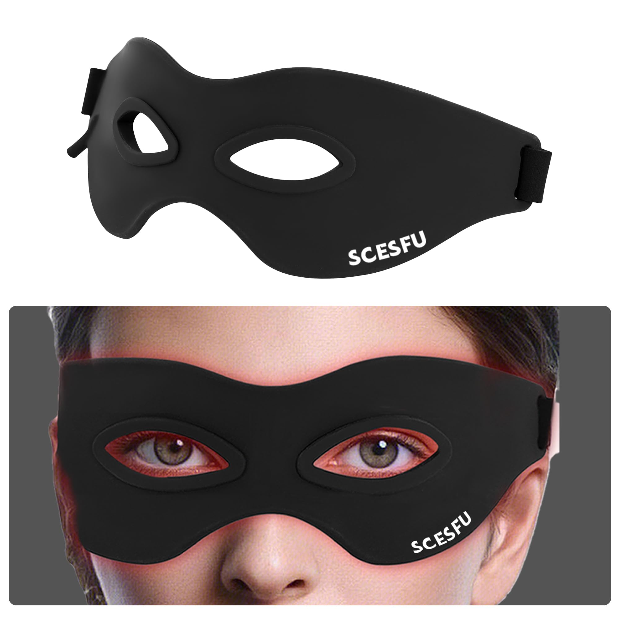 Red Light Therapy Eye Mask 36 LED Dual Chip Clinical Grade with 660nm 850nm Near-Infrared Light Rechargeable Eye