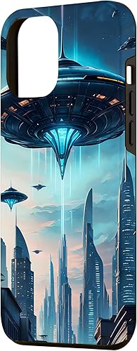 Miniatura 2 de Funda para iPhone 15 Pro Max Alien Abduction UFO Space Ship UAP Flying Saucer